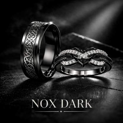 NOXARIS Partnerringe – Dunkler Luxus