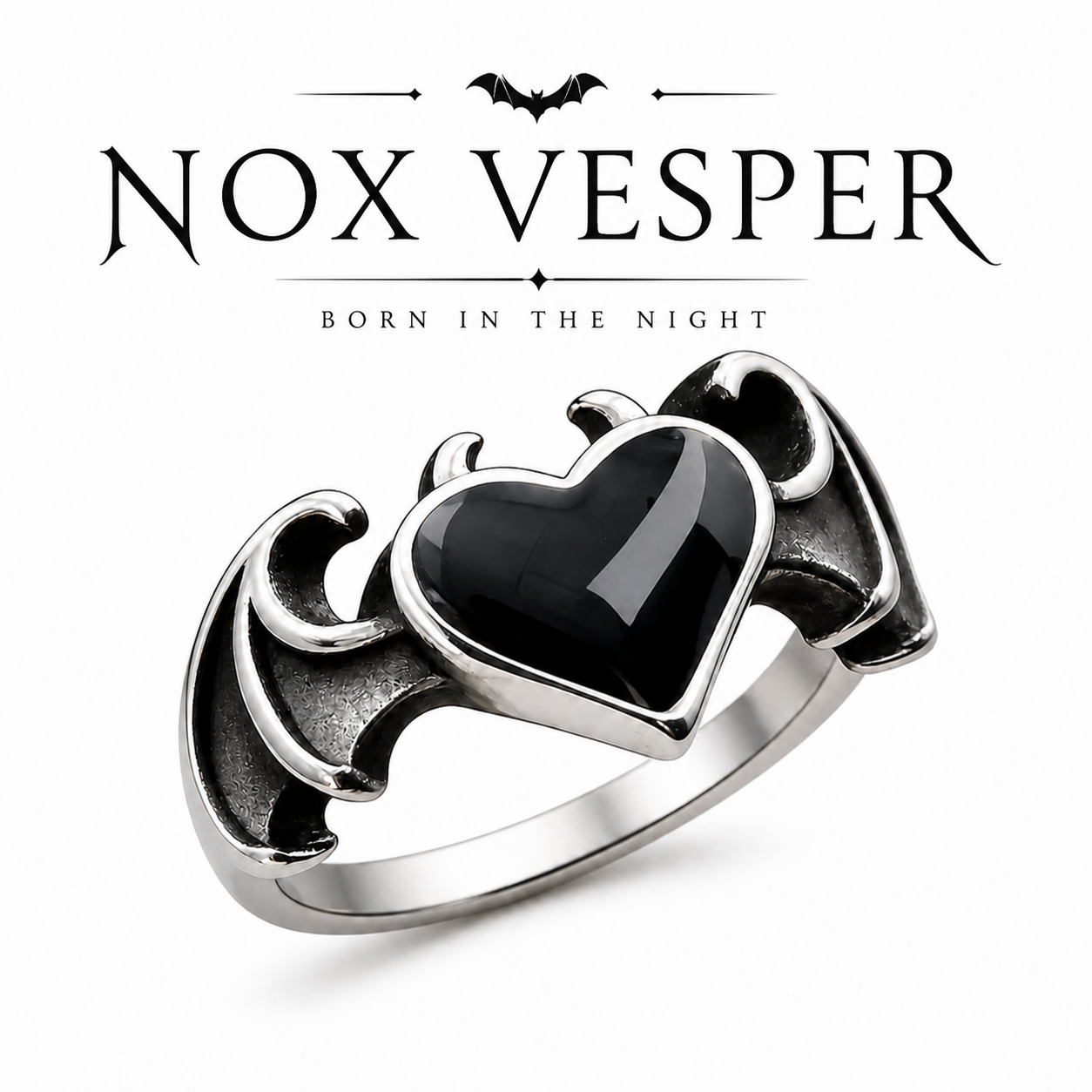 NOXARIS Partnerringe – Dunkler Luxus