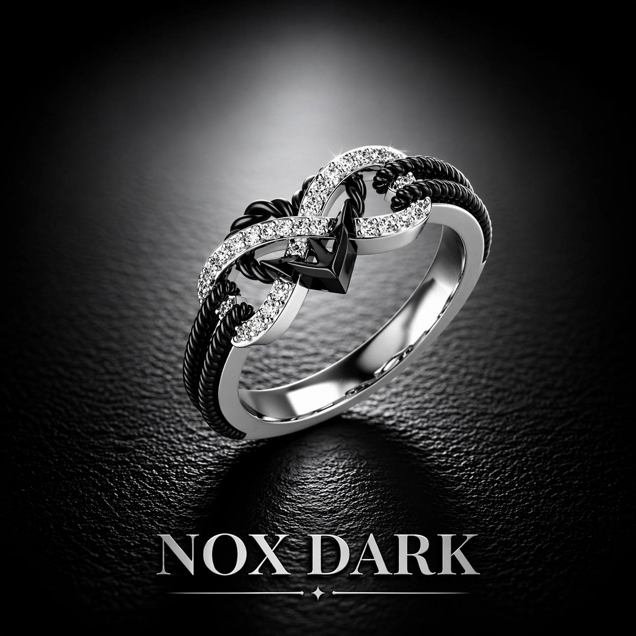 NOXARIS Partnerringe – Dunkler Luxus